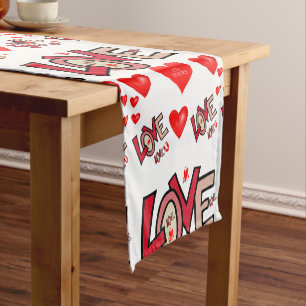 Tablecloth Runner Valentines