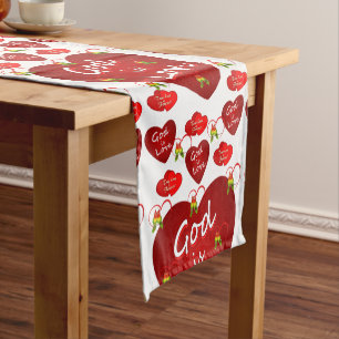 Tablecloth Runner Valentines