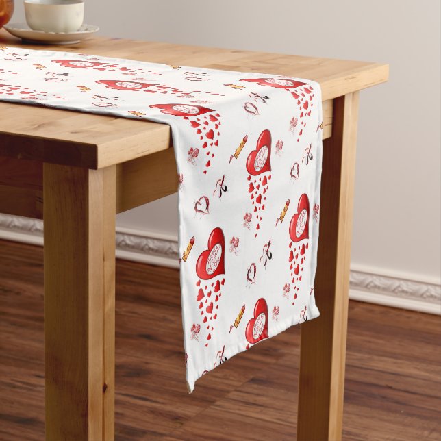 Tablecloth Runner Valentines (In Situ)