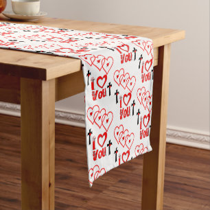 Tablecloth Runner Valentines