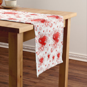 Tablecloth Runner Valentines Heart