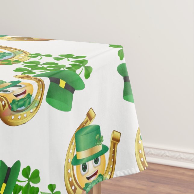 Tablecloth Saint Patrick's Day Horseshoe (In Situ)