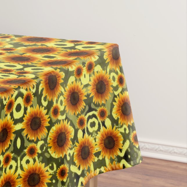 Tablecloth Sunflowers (In Situ)