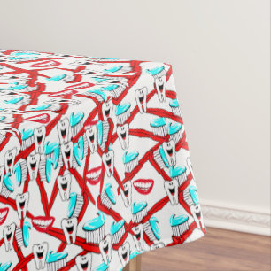 Tablecloth Toothbrush Toothpaste Smile Dentist