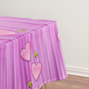 Tablecloth Valentine's Day Bumblebee
