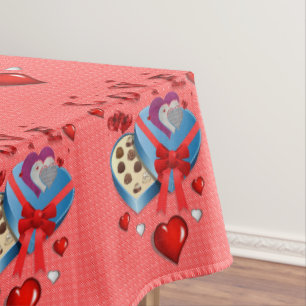 Tablecloth Valentine's Day Love