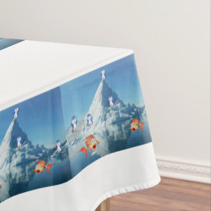 Tablecloth Valentine's Day Penguin