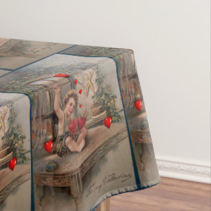 Tablecloth Valentine's Day Vintage