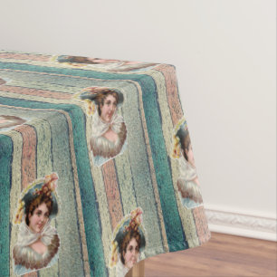 Tablecloth Victorian Lady