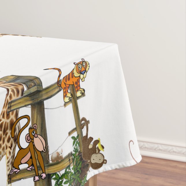 Tablecloth Wildlife Animals Birthday  (In Situ)