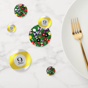 Tablefetti - Billiards and 9 Ball Confetti