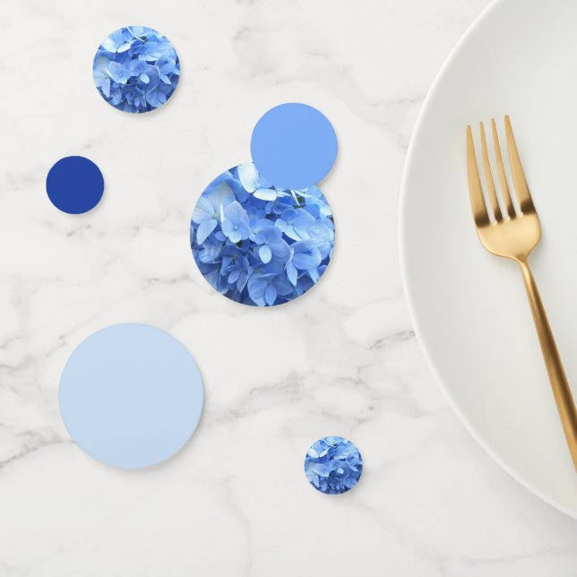 Tablefetti - Blue Hydrangea Confetti (Group)