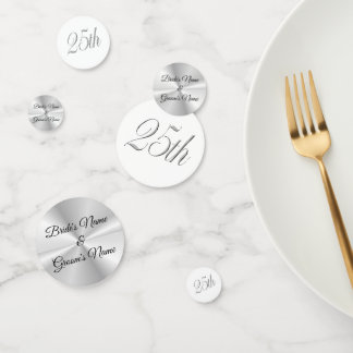 Tablefetti - Personalized 25th Wedding Anniversary Confetti