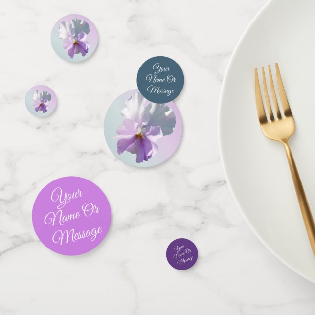 Tablefetti - Ruffled Pink Pansy Confetti (Group)
