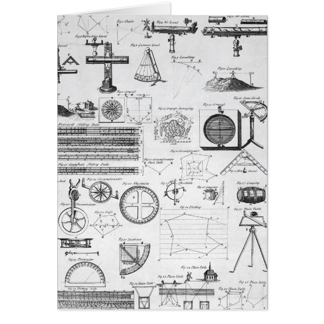 Tables of Surveying Cards (Front)
