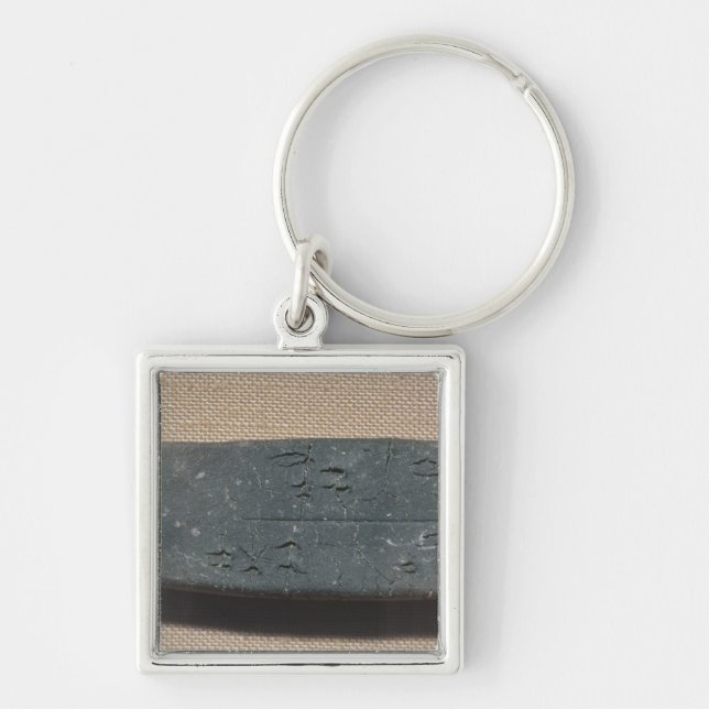 Tablet inscribed in 'Linear B'  sheep Keychain (Front)