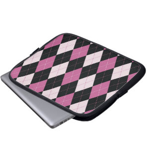 Tablet & Laptop Sleeve - Argyle D  - Doll House