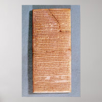 Tablet relating the ritual sacrifices