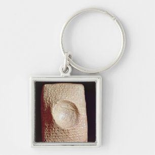 Tablet with cuneiform inscription keychain