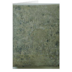 Tablet with cuneiform script