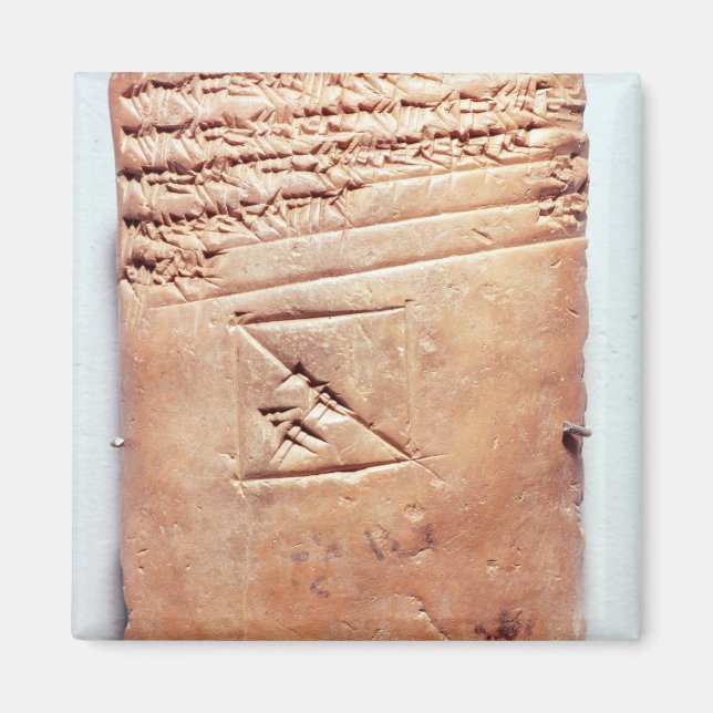 Tablet with cuneiform script, c.1830-1530 BC Magnet (Front)