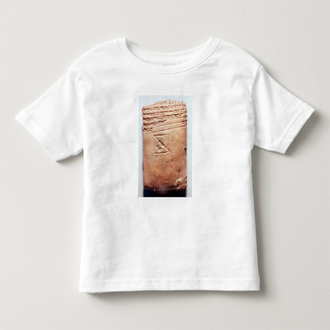Tablet with cuneiform script, c.1830-1530 BC Toddler T-shirt (Front)