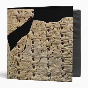 Tablet with cuneiform script, from Uruk Binder