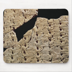 Tablet with cuneiform script, from Uruk Mouse Pad