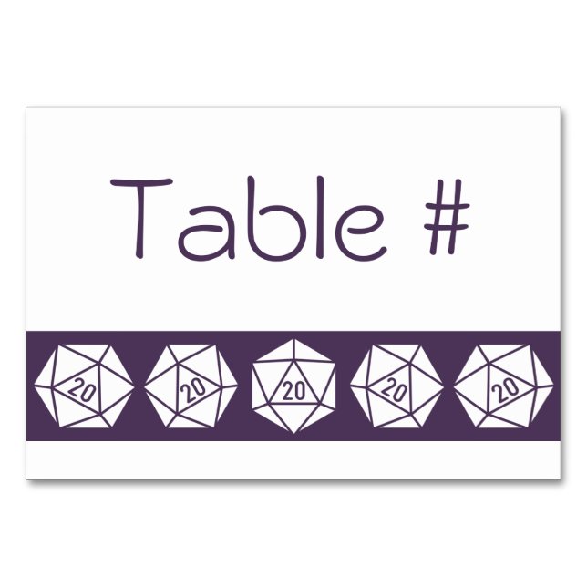 Tabletop Chic dans la carte Table violette (Devant)