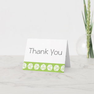 Tabletop Chic dans le Carte de remerciements Perid