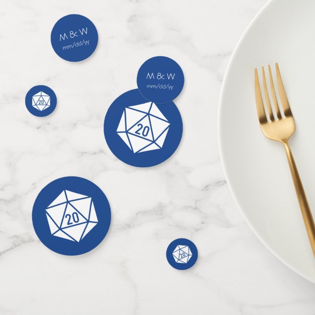 Tabletop Chic in Blue Table Confetti (Group)