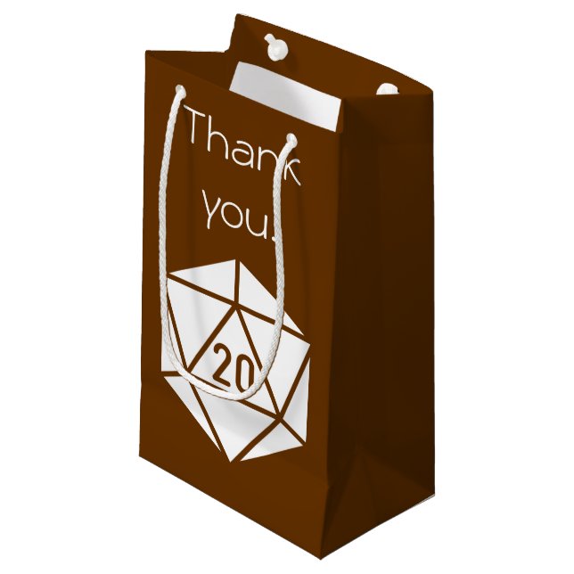 Tabletop Chic in Chocolate Gift Bag (Front Angled)