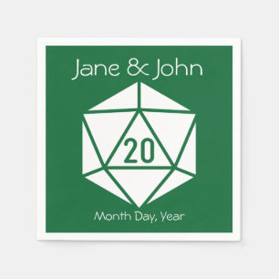 Tabletop Chic in Green Napkins