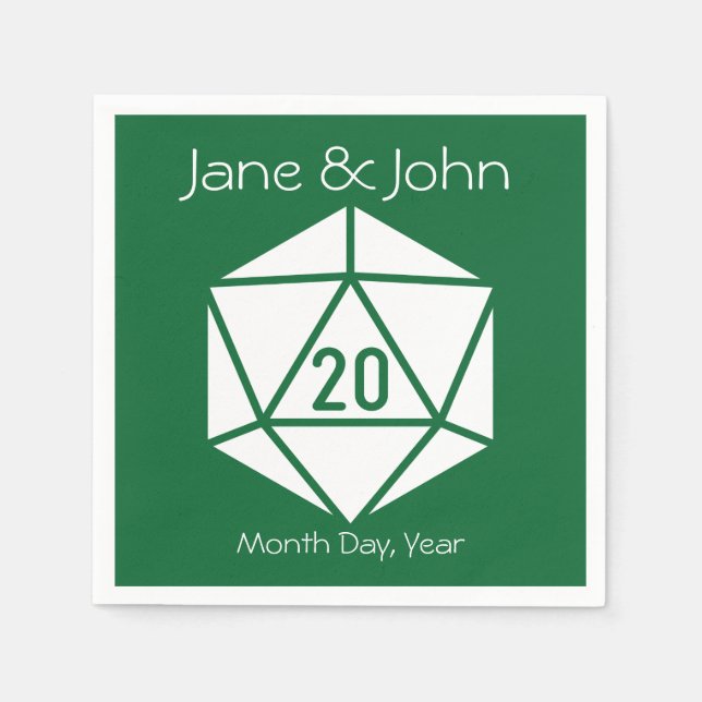Tabletop Chic in Green Napkins (Front)
