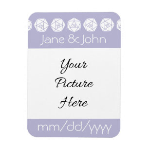 Tabletop Chic in Lavender Save-the-Date Magnet