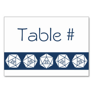 Tabletop Chic in Navy Table Card