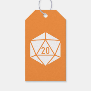 Tabletop Chic in Orange Gift Tag
