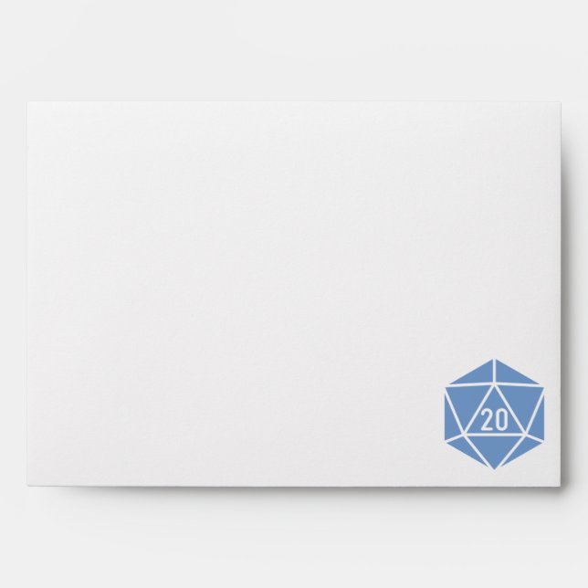 Tabletop Chic in Periwinkle Envelopes (Front)