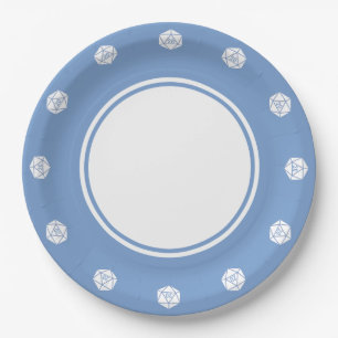 Tabletop Chic in Periwinkle Paper Plate