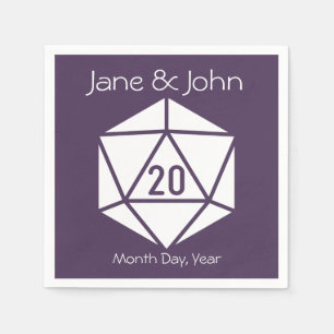 Tabletop Chic in Purple Napkins