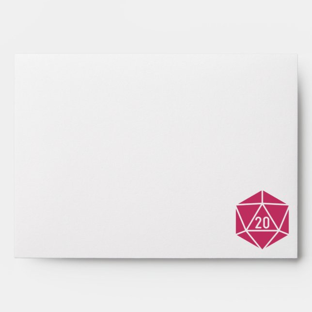 Tabletop Chic in Raspberry Envelopes (Front)