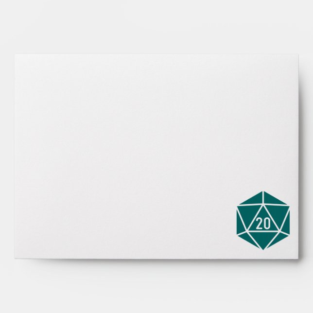 Tabletop Chic in Teal Envelopes (Front)