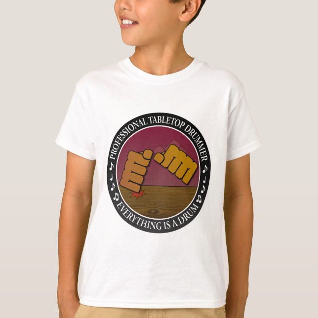 Tabletop drummer T-Shirt (Front)