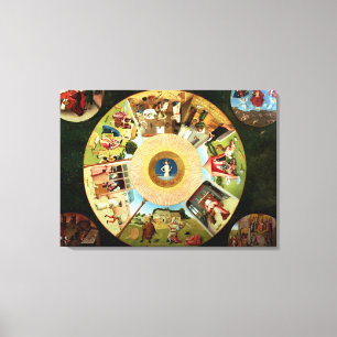 Tabletop of the Seven Deadly Sins Canvas Print