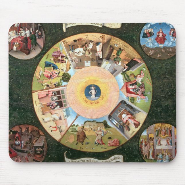 Tabletop of the Seven Deadly Sins Mouse Pad (Front)