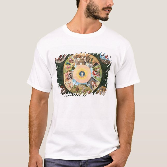 Tabletop of the Seven Deadly Sins T-Shirt (Front)