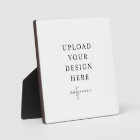 Tabletop Plaque with Easel