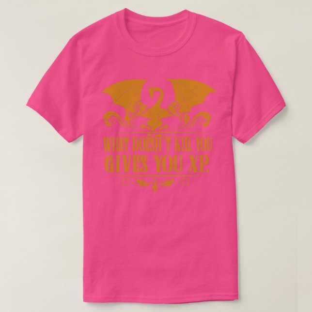 Tabletop RPG Addict XP Dragon Dungeons T-Shirt (Design Front)
