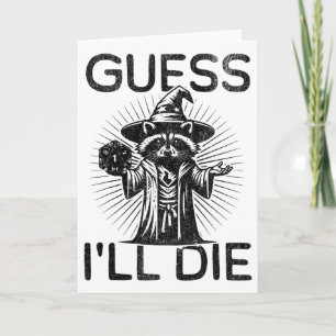 Tabletop Rpg Gaming Role Playing Shirt Guess I'll Card