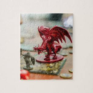 Tabletop RPG   PNP Role Player Dragon Miniature Jigsaw Puzzle